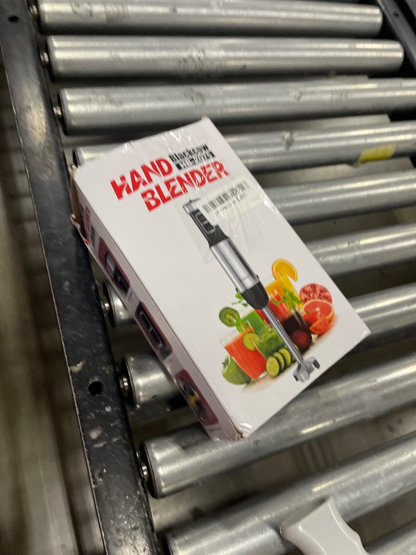 Photo 1 of Blackcow Immersion Blender Handheld, 800W Powerful Electric Hand Blender with Titanium Alloy Blades, 12 Speeds & Turbo, Electric Hand Mixer for Smoothies, Soups, Baby Food and Purees