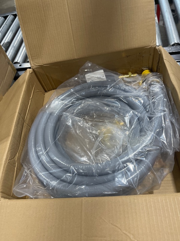 Photo 1 of 3/4" Natural Gas Hose for Generator, 30FT 3/4" ID Natural Gas Hose with Quick Connect for NG/LP Propane Appliances, Grill,Patio Heaters,Generators, Indoors & Outdoors CSA Certified