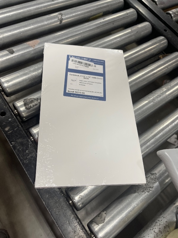 Photo 1 of 50 Sheets - Extra Thick 8.5" x 14" Cardstock for Inkjet or Laser Printers - 100lb Cover 271 gsm Heavy Printer Paper - Matte Finish White - Great for Cards, Menu's, Posters, Covers