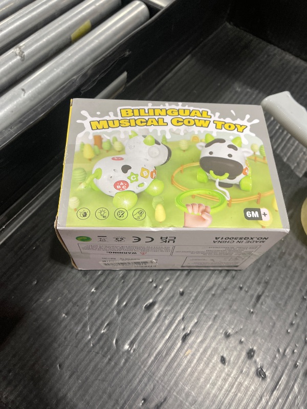 Photo 1 of Musical Cow Toys for 1+ Year Old Boy Girl, Bilingual Baby Toy 6-12-18 Month, 1 Year Old Boy Toys, 1 Year Old Girl Gift, Learning Toddler Toy Age 1-2, First Christmas 1st Birthday Gift