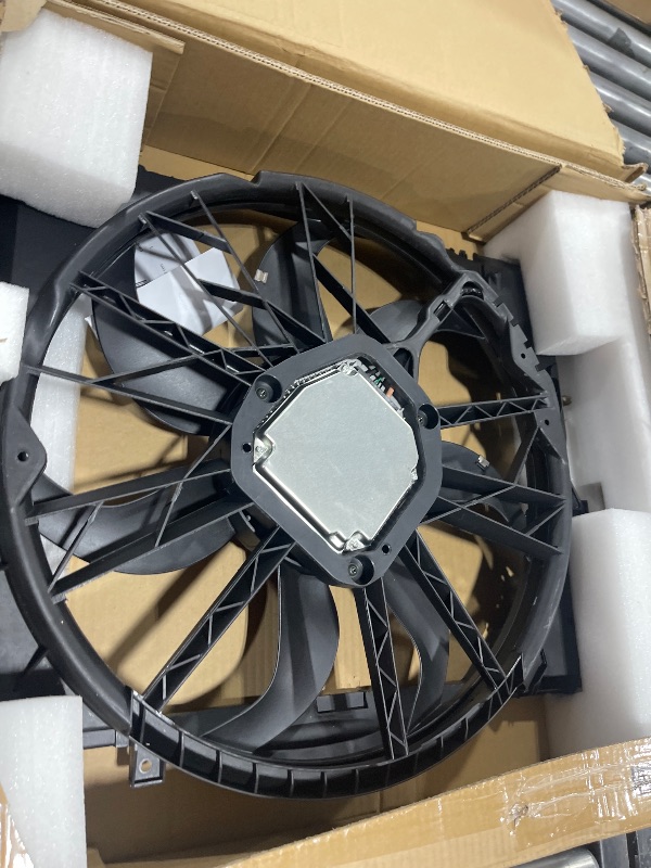 Photo 1 of A-Premium Engine Radiator Cooling Fan Assembly Compatible with BMW Models - 323i 2006-2011, 325i 2006, 325xi 2006, 328i 2007-2013, 328i xDrive 2009-2013, 328xi 2007-2008, 330i 2006, 330xi 2006, 128i