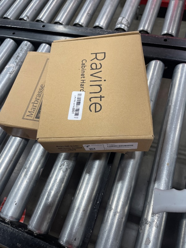 Photo 1 of Ravinte 32 Pack 6 inch Cabinet Pulls Matte Black Stainless Steel Kitchen Cupboard Handles Cabinet Handles 3.75” Hole Center