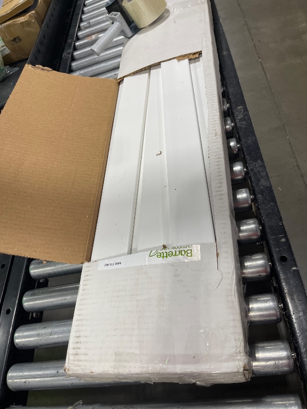 Photo 1 of 3 ft. x 4 ft. White Vinyl Utility Screen