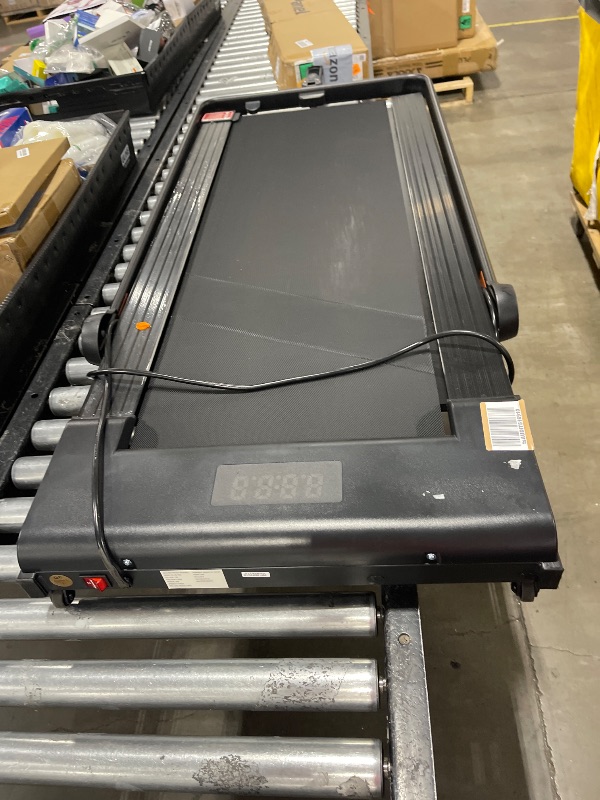 Photo 1 of Lichico Walking Pad Under Desk Treadmill?Portable Small Treadmills for Home and Office?Super Quiet Brushless Motorized Walking Jogging Running Machine with Remote Control
