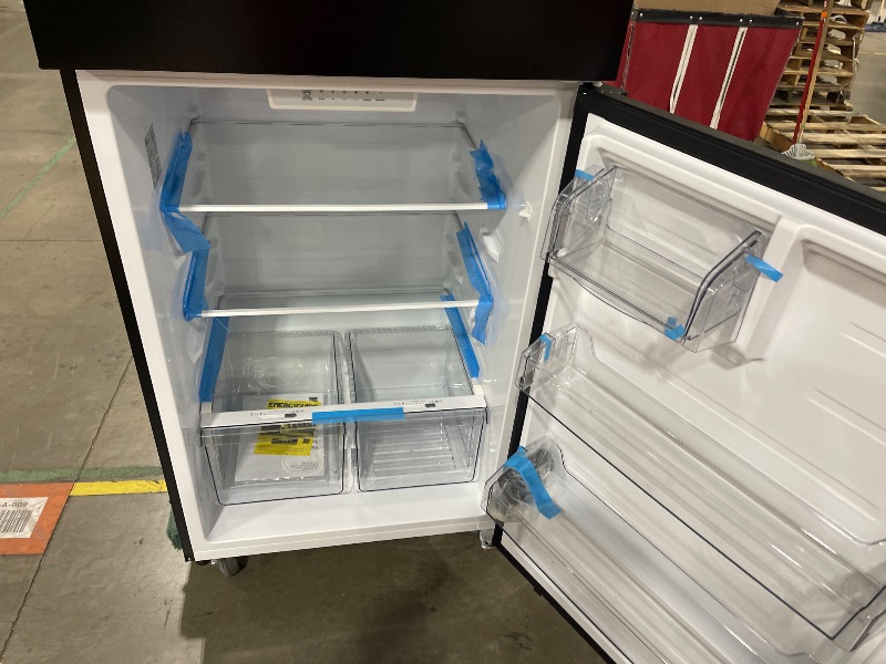 Photo 1 of Kenmore 30 in. 18.2 cu. ft. Capacity Refrigerator/Freezer with Adjustable Glass Shelving, Humidity Control Crispers, Gallon Door Bins, ENERGY STAR Certified, Black
