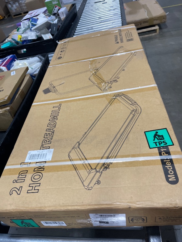 Photo 1 of Acezoe Walking Pad Under Desk Treadmill with Incline, 2 in 1 Foldable Treadmills for Home Small Office, 300 lbs Capacity, Portable Compact Walking Treadmill with Remote Control, LED Display and Apps