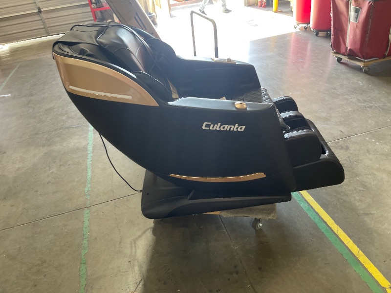Photo 1 of Culanta Massage Chair Full Body, Zero Gravity SL-Track Shiatsu Massage Recliner Chair with Body Scan, Airbags, Foot Rollers, Deep Yoga Stretch, Heating (U1-Black)