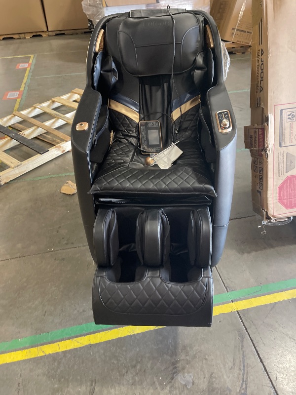 Photo 1 of Culanta Massage Chair Full Body, Zero Gravity SL-Track Shiatsu Massage Recliner Chair with Body Scan, Airbags, Foot Rollers, Deep Yoga Stretch, Heating (U1-Black)