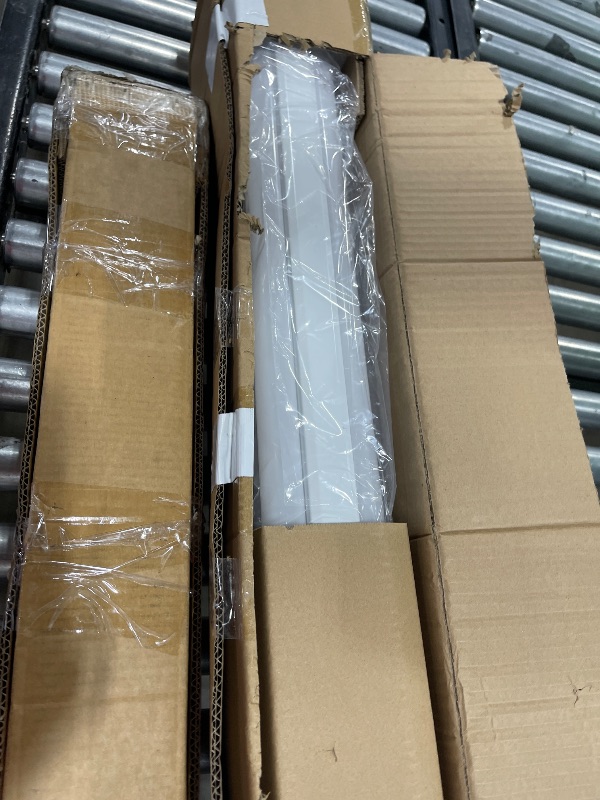 Photo 1 of AntLux 110W 8FT LED Shop Lights Ultra Slim LED Wraparound, 12600LM, 5000K, 8 Foot Strip Light, Flush Mount Garage Office Warehouse Ceiling Lighting Fixture, 8 Foot Fluorescent Tube Replacement, 4 Pack