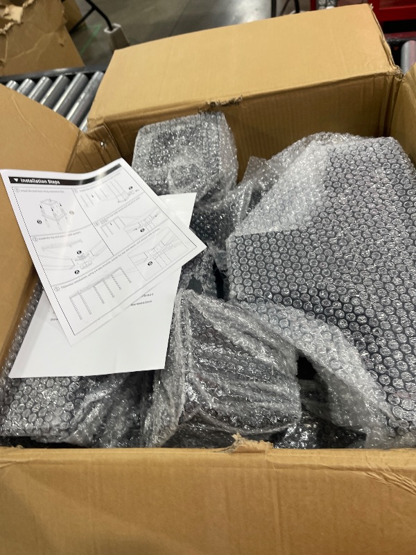 Photo 1 of JEXALINE Heavy Alloy Steel Pergola Kit with 3-Way Brackets for 4"x 4" (Actual 3.6" X 3.6") Lumber?DIY Pergola Brackets Suitable for Pergolas?Gardens?and Metal Gazebo Kits - Includes Screws