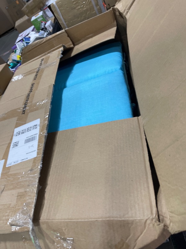 Photo 1 of Arden Outdoor Chaise Cushion, 21 x 72, Rain-Proof, Fade Resistant 72 x 21, Pool Blue Leala