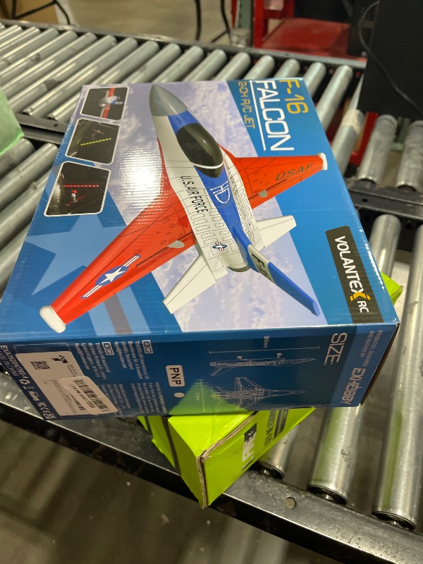 Photo 1 of VOLANTEXRC RC Plane F-16 Fighting Falcon - 2.4Ghz 2CH Remote Control Airplane Jet Fighter Ready to Fly with Cool Lights, for Beginners, Boys and Girls (762-4)