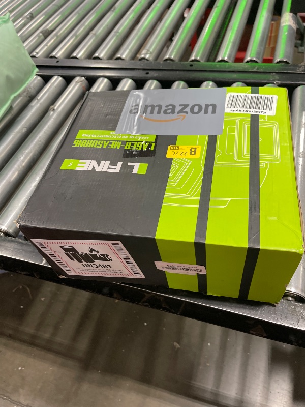 Photo 1 of IMAYCC Laser Level 360 Self Leveling, 16 Lines Green Beam Laser Level, 4x360 4D Cross Line Lazer Level for Construction with Remote Control, Anti-fall Box, Multiple Stands, Rechargeable Batteries