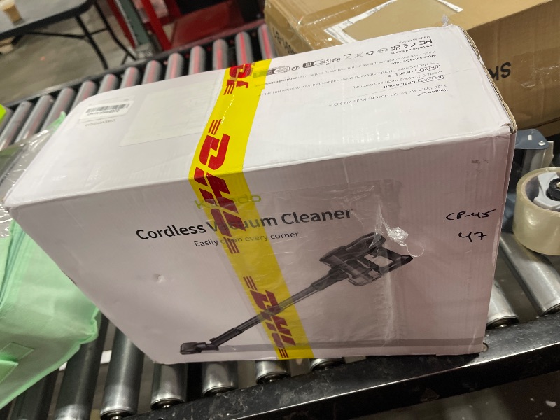 Photo 1 of kalado Cordless Vacuum Cleaner 250w, 26000pa Stick Vacuum Cleaner, LED Display Screen, Detachable Battery, Suitable for Hard Floors, Carpets, Pet Hair