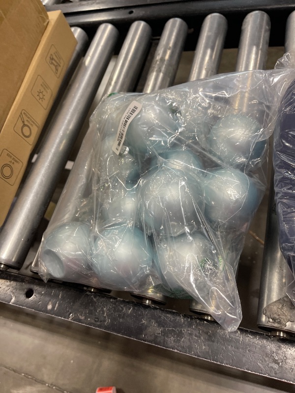 Photo 1 of Vickerman 2.75" Baby Blue Matte Christmas Ornament Ball - 12 Ornaments per Pack - Baby Blue Matte Finish - Shatterproof Plastic - UV Resistant - Holiday Christmas Tree Decoration