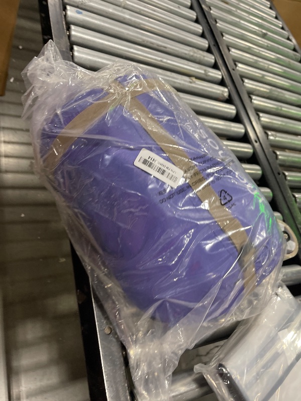 Photo 1 of Envelope Sleeping Bag,3-4 Seasons Warm Cold Weather Lightweight, Portable, Waterproof Compression Sack for Adults & Kids - Indoor & Outdoor Activities: Traveling, Camping, Backpacking, Hiking, Purple