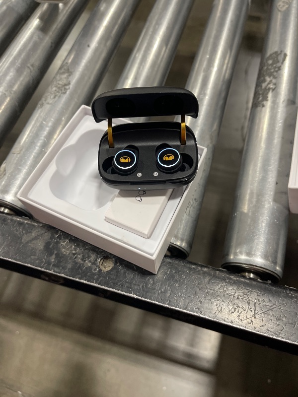 Photo 1 of Monster Clarity 101Plus AirLinks Wireless Earbuds, Bluetooth 5.0 in-Ear Headphones with Charging Case, Stereo Earphones Deep Bass Sound, Built-in Mic, Clear Call, Water Resistant Design for Sports.