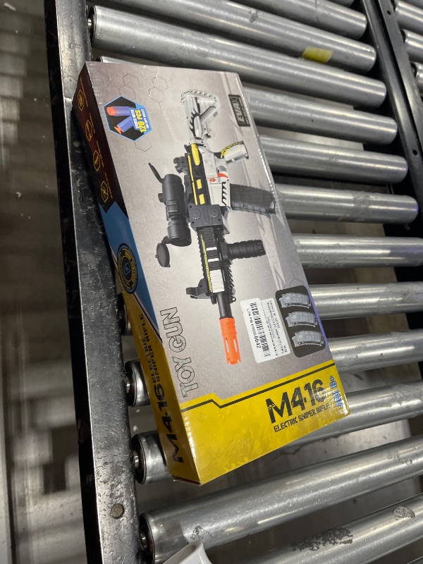Photo 1 of Realistic Toy Foam Blaster Gun - Electric Sniper Rifle with Scope 120 Soft Bullets 3 Magazines, Automatic Dart Gun for Boy Ages 8-12 Years Old, Indoor Outdoor Gifts for Adult Kid Christmas Birthday