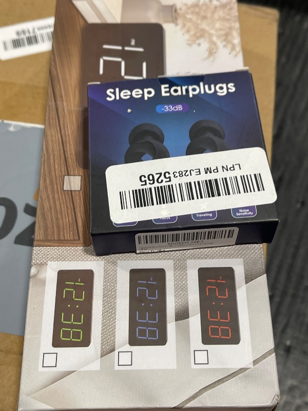 Photo 1 of Ear Plugs for Sleeping Noise Cancelling, Soft Reusable Earplugs for Sleep, Silicone Ear Plugs Noise Reduction for Block Snoring/Noise Sensitivity/Travel/Work/Focus - 5 Pairs Ear Tips in S/M/L
