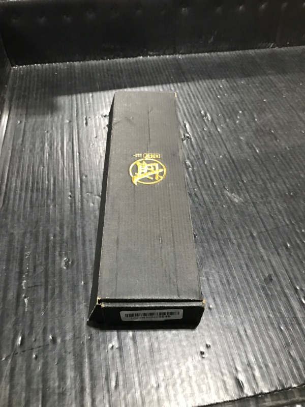 Photo 1 of MITSUMOTO SAKARI 9 inch Japanese Kiritsuke Chef Knife, High Carbon Stainless Steel Kitchen Knife, Professional Hand Forged Meat Sushi Knife (Rosewood Handle & Sandalwood Box)