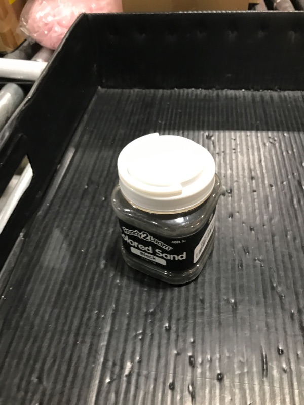 Photo 1 of READY 2 LEARN Colored Sand | Black | 2.2 lbs | Play Sand for Kids | Perfect for Arts and Crafts, Sensory Bins, Wedding Decorations and Vase Filler