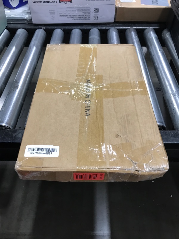 Photo 1 of 8 Pack - L 16" x H 8" x W1.5, 5mm Thick Black L Shelf Bracket, Iron Shelf Brackets, Metal Shelf Brackets, Floating Shelf, Shelf Supports with Screws