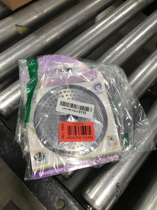 Photo 1 of ShowerShroom SHSULT755 Ultra Revolutionary Shower Hair Catcher Drain Protector, No Size, Stainless
