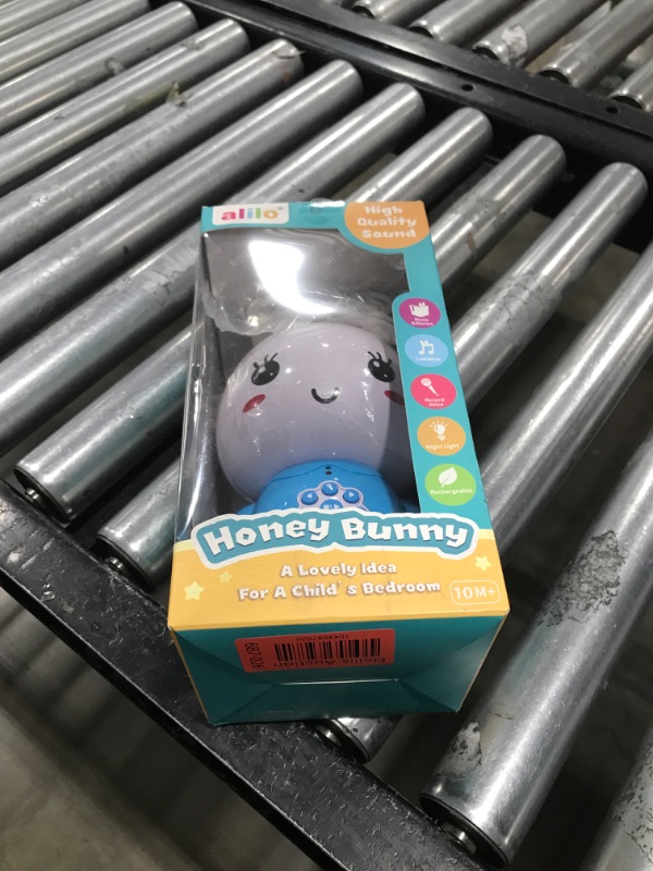 Photo 1 of alilo Honey Bunny Kids Music Story Audio Player for Toddlers 1-5, Baby Boy Girl Easter Gifts, Pre-Loaded 16 Stories/48 Nursery Rhymes/12 Soothing Music, with Nightlight,Voice Recording