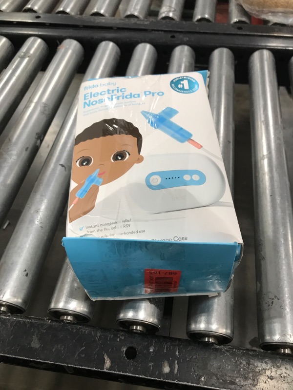 Photo 1 of Frida Baby Electric NoseFrida Pro Nasal Aspirator for Baby, Hospital Grade Suction, Nose Sucker for Baby & Toddler, Nasal Aspirator for Congestion Relief, 5 Suction Levels, 2 Tips, Cordless with Case