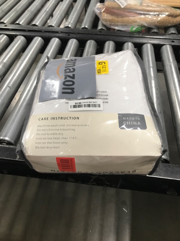 Photo 1 of 100% Blackout Shield Linen Blackout Curtains for Bedroom 100 Inches Long, Back Tab/Rod Pocket Living Room Drapes, Thermal Insulated Blackout Curtains 2 Panels Set, 50" W x 100" L, Bright White