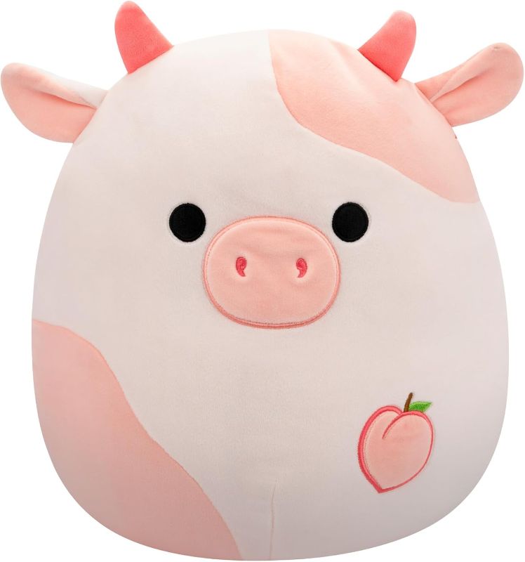 Photo 1 of Squishmallows Original 14-Inch Lilaz Peach Cow - Official Jazwares Plush (Large)
