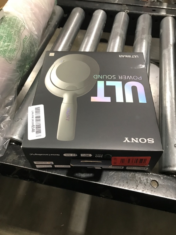 Photo 1 of Sony ULT WEAR Over-Ear Noise Cancelling Bluetooth Headphones with Alexa Built-in, Comfortable Design, 30-Hour Battery, Massive Bass, Off White