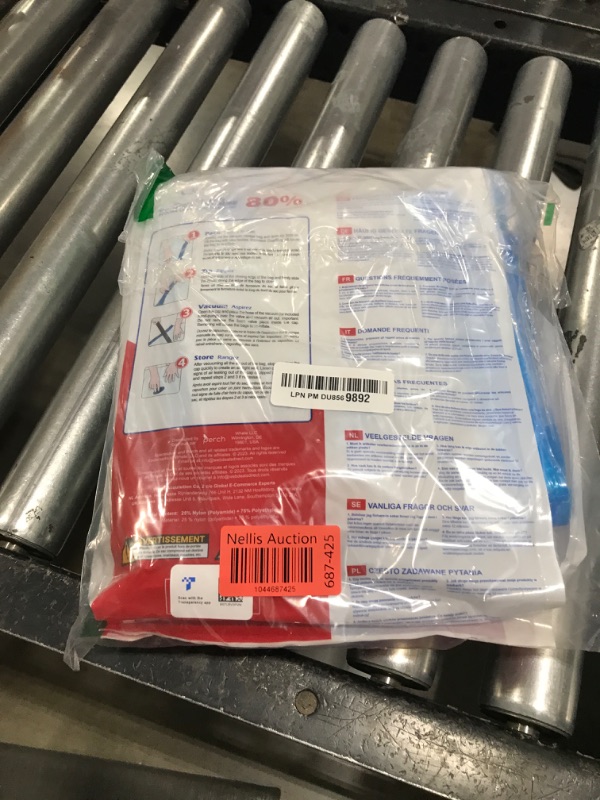 Photo 1 of 10 Pack Small Vacuum Storage Bags for Comforters, Blankets & Clothes – Vacuum Sealed Compression Bags with Hand Pump – Space Saver Storage Bags for Bedding, Moving, Travel & Organization