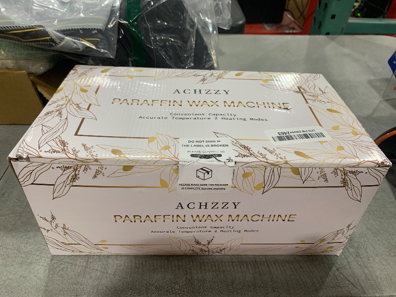 Photo 1 of Achzzy Paraffin Wax Machine for Hand and Feet - 2000ml Paraffin Wax Warmer, Temperature and Reservation Mode, thermostatic Warmer, Nourishing and Moisturizing, Ideal for Home Paraffin Baths (Darkgray)