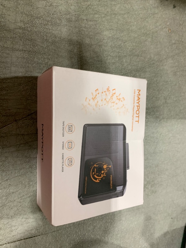 Photo 1 of Cassette Tape Player, Maypott Portable Cassette Player Cassette Tape Recorder Audio Cassette to Digital Converter via USB, Compatible with PC/Laptops, Built-in Speaker&Headphone, Full Stereo