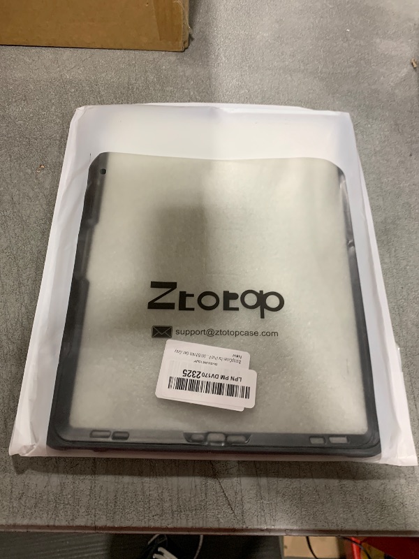 Photo 1 of ZtotopCases for iPad Pro 12.9 Case 6th/5th/4th Generation 2022/2021/2020, Full Body Protective Rugged Cover with [Pencil Holder + Screen Protector] for iPad Pro 12.9 Inch 6th/5th/4th Gen, Gray