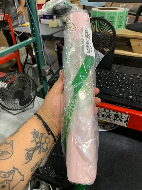 Photo 1 of WRAPXPERT Pink Permanent Vinyl,12" x10ft Matte Adhesvie Vinyl Roll for cricut,DIY Home Decor, Valentine's Day Decor and Car Decal,Tumbler, Light Pink