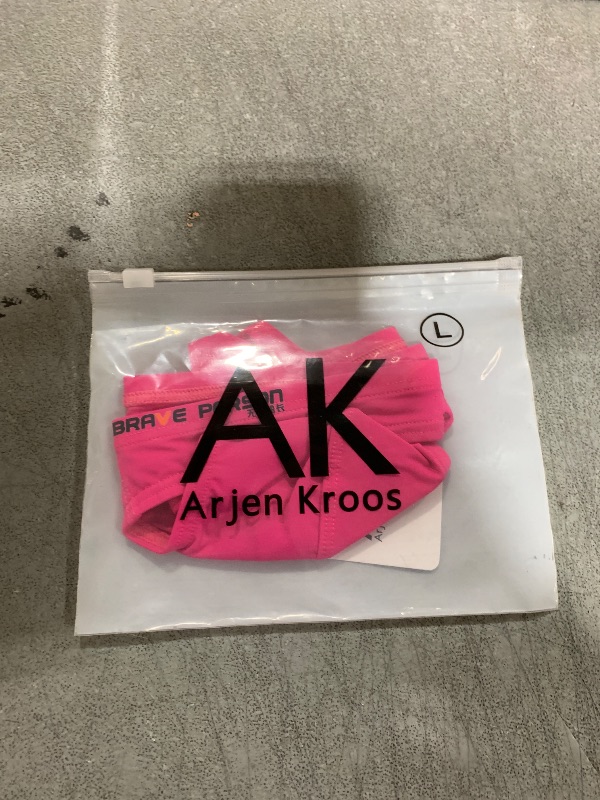 Photo 1 of Arjen Kroos Mens Underwear Briefs Sexy Thong G-String Pouch Micro String Bikini Panties,Rose,Large