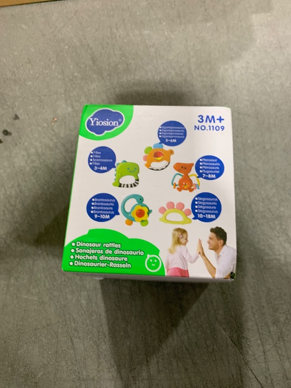 Photo 1 of Yiosion Baby Rattles Sets Teether, Shaker, Grab and Spin Rattle, Musical Toy Set, Early Educational Toys Gifts for 3, 6, 9, 12 Month Baby Infant, Newborn