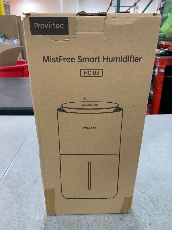 Photo 1 of MistFree Smart Humidifier for Bedroom, Evaporative Humidifier No White Dust, Auto Humidity & APP Control, 3L Water Tank Easy to Clean, Sleep Mode, Timing, Humidifiers for Nursery, Baby (White)