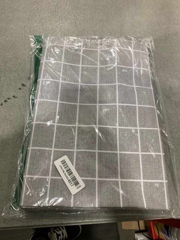 Photo 1 of Obstal 100% Waterproof PVC Table Cloth, Oil-Proof Spill-Proof Vinyl Rectangle Tablecloth, Wipeable Table Cover for Outdoor and Indoor Use,Grey,54 x 120 Inch