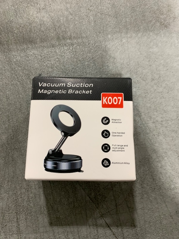 Photo 1 of REOKILY 2026 Upgraded Vacuum Magnetic Car Phone Holder 360° Reinforced 96LBS Ultra Suction Cup Phone Mount for MagSafe Cell Phone Holders for Your Car/Gym/Mirror Mount for iPhone & Android