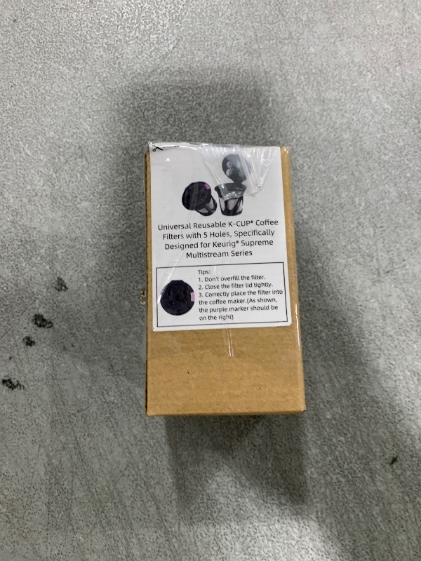 Photo 1 of Reusable K Cups for Keurig, 2-Pack Universal K CUP Refillable Coffee Pods with 5 Holes, Designed for Keurig K Supreme, K Slim, K-Duo Gen2, K-Brew Chill with MultiStream Technology