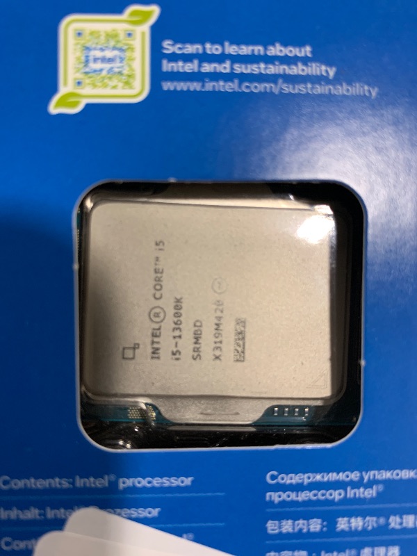 Photo 1 of Intel Core i5-13600K 3.5GHz (5.1 Turbo) 14 Core LGA1700 Desktop Processor Boxed - Raptor Lake