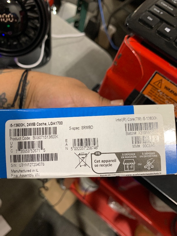 Photo 1 of Intel Core i5-13600K 3.5GHz (5.1 Turbo) 14 Core LGA1700 Desktop Processor Boxed - Raptor Lake