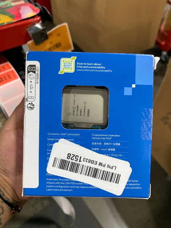 Photo 1 of Intel Core i5-13600K 3.5GHz (5.1 Turbo) 14 Core LGA1700 Desktop Processor Boxed - Raptor Lake