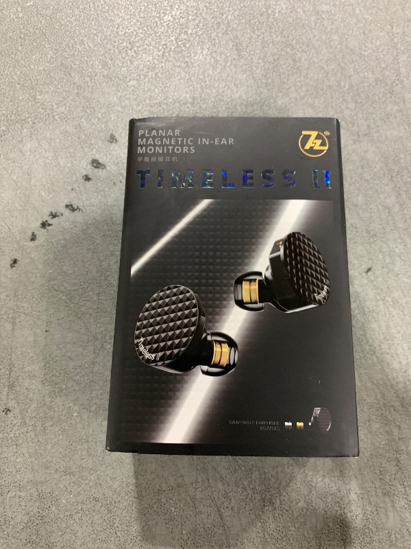 Photo 1 of Linsoul 7Hz Timeless II in Ear Monitor, Upgraded 14.5mm Planar Magnetic Driver IEM, Wired Earbuds, with Tunable Nozzle and 7N OCC IEM Cable for Musician Audiophile (Timeless II)