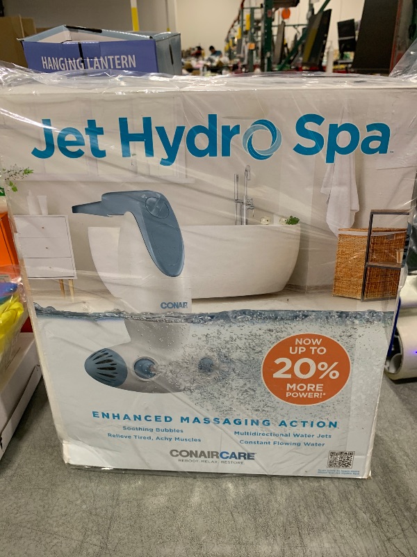 Photo 1 of Conair Jet Hydro Spa - Portable Bath Spa with Dual Hydro Jets for Tub - Bath Spa Jet for Tub Creates Soothing Bubbles and/or Massage - Spa Bath for at Home Use
