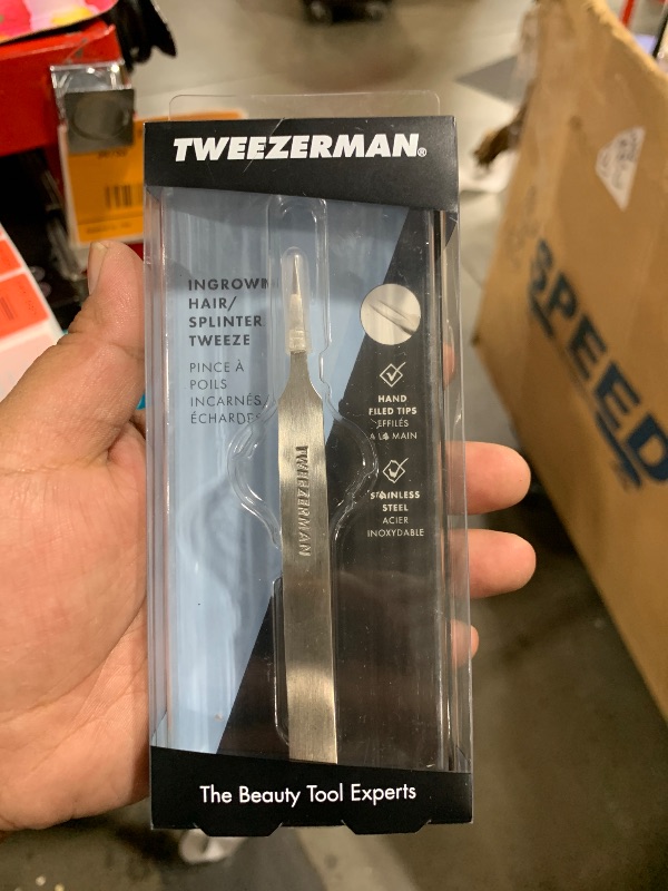 Photo 1 of Tweezerman Stainless Steel Ingrown Hair Splintertweeze for Women and Men