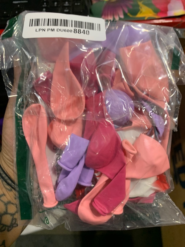 Photo 1 of KELENO 155 Purple Butterfly Baby Shower Decorations for Girl Red Pink Purple Balloon Garland Arch Kit A Little Butterfly Is On The Way Backdrop Stickers Lavender Theme Kid Girl Baby Shower Decor
